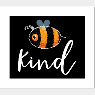 Be (Bee) Kind Cute Funny Gift Women Men Kids Boys Girls Posters and Art